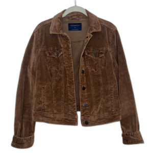 Women’s Aeropostale Medium Brown Corduroy Jacket- Barely Worn